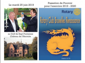 PASSATION DE POUVOIR DU 25.6.2019 AU GOLF DE 7 FONTAINES